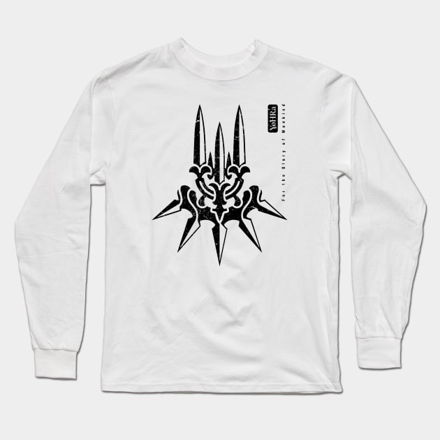 YoHRa Logo - For the Glory of Mankind Dark Long Sleeve T-Shirt by Hataka